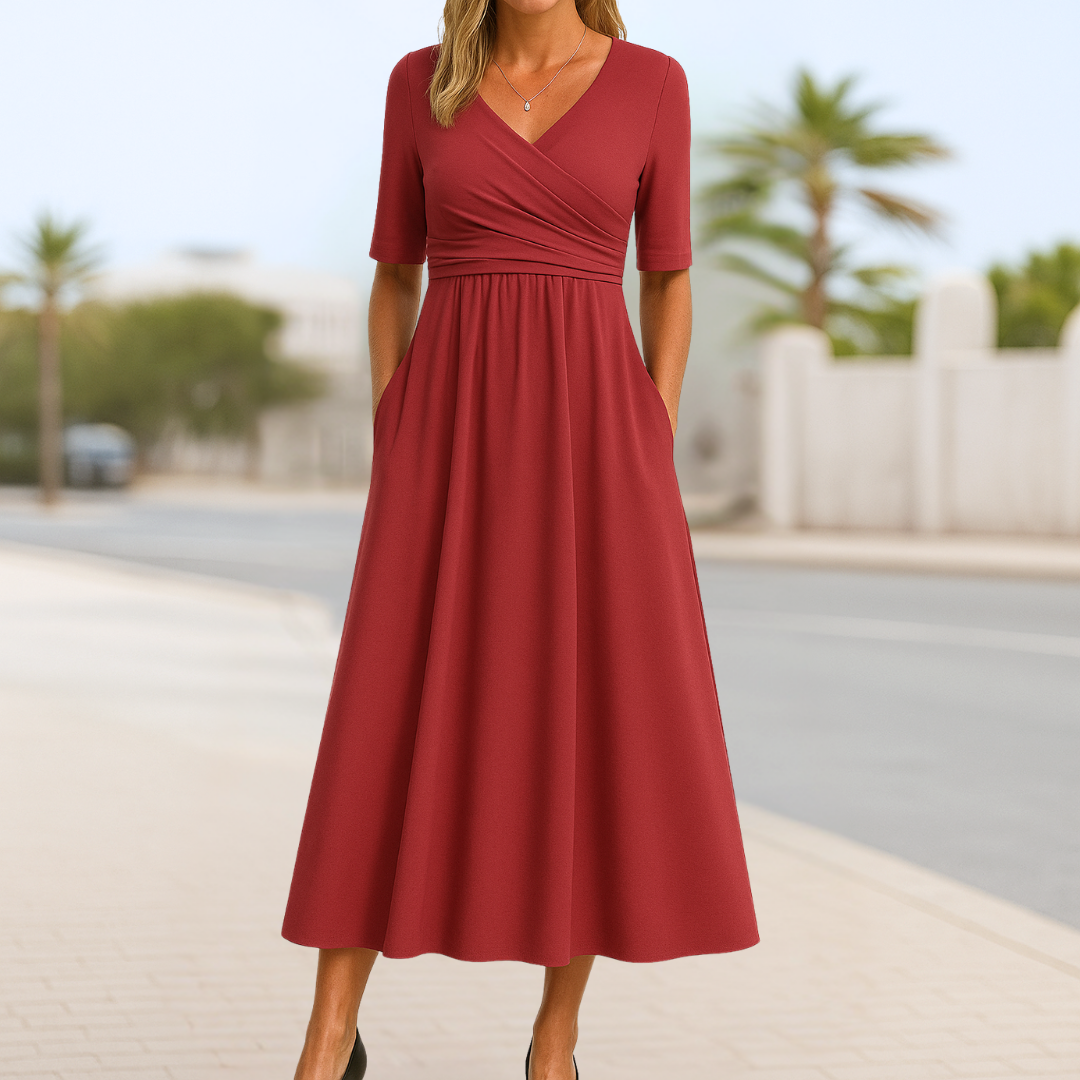 Leona | Elegant Midi Dress