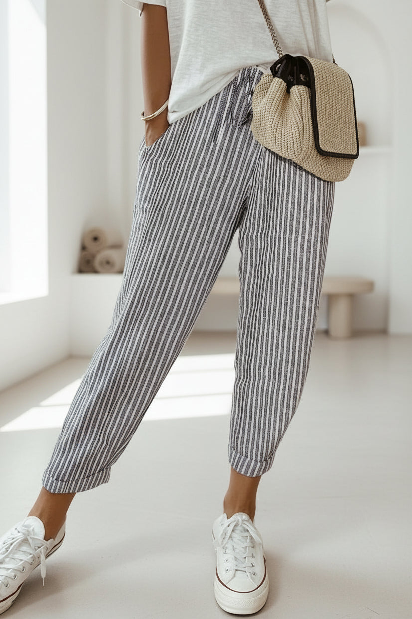 Noemi | Relaxed Stripe Pants