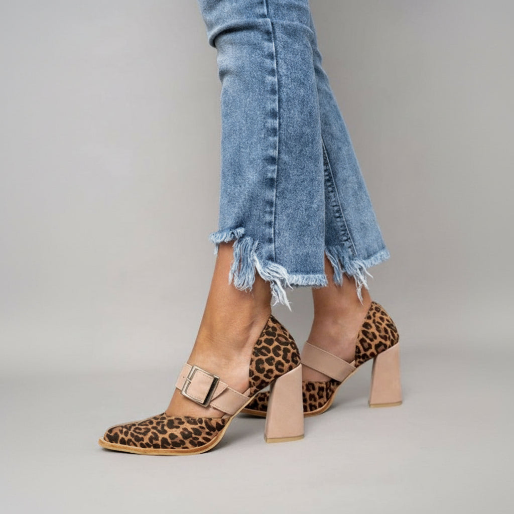 Loena | Elegant Leopard Heels