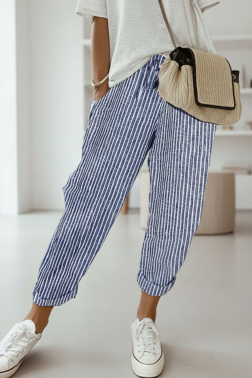 Noemi | Relaxed Stripe Pants