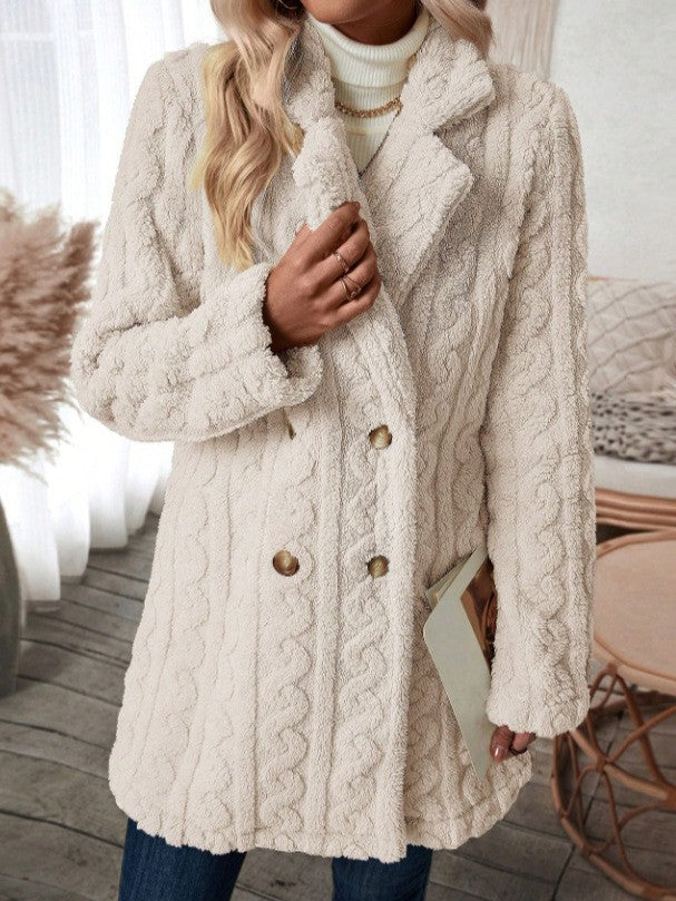 Grace | Luxe Cable-Knit Cardigan Coat