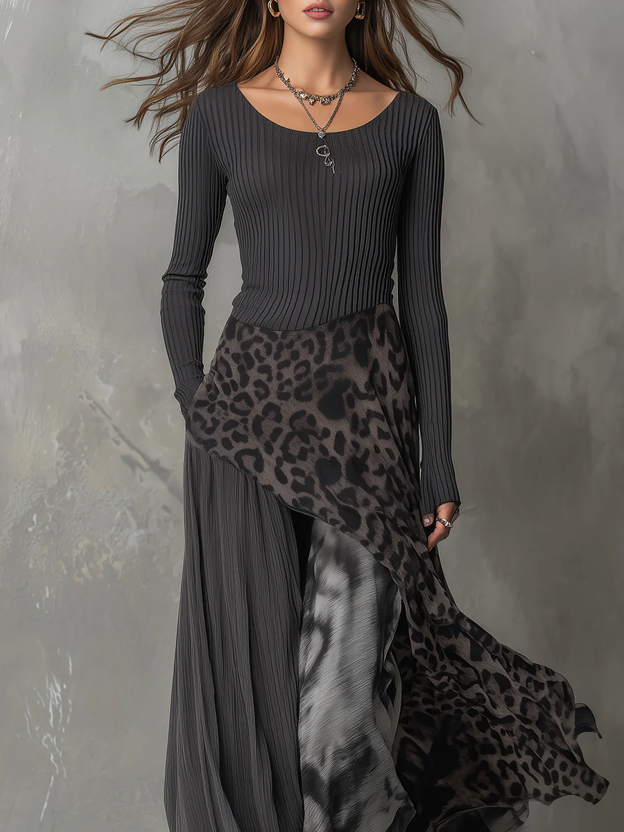 Marisella | Leopard Print Maxi Dress