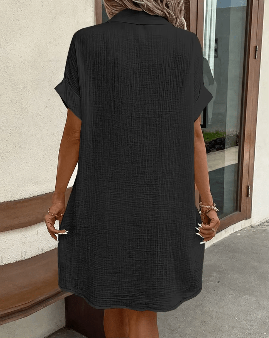 Lucette | Button Shirt Dress